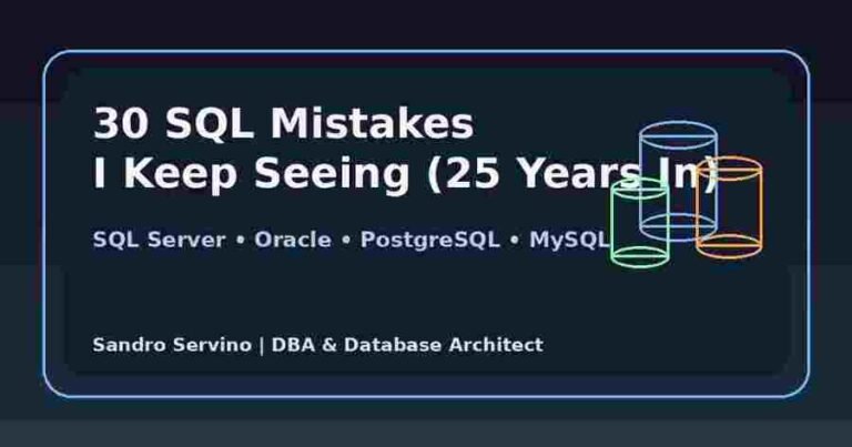 30 SQL Mistakes I Still See Developers Make (And the Production ...
